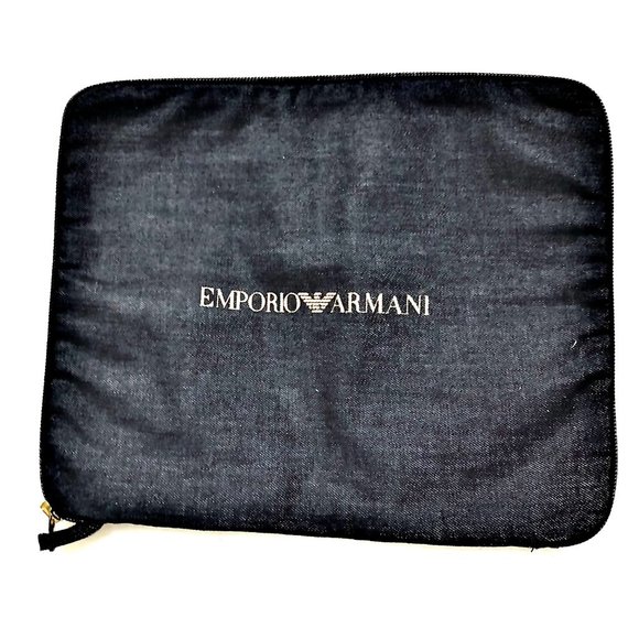 Armani Denim Jeans Zip Case